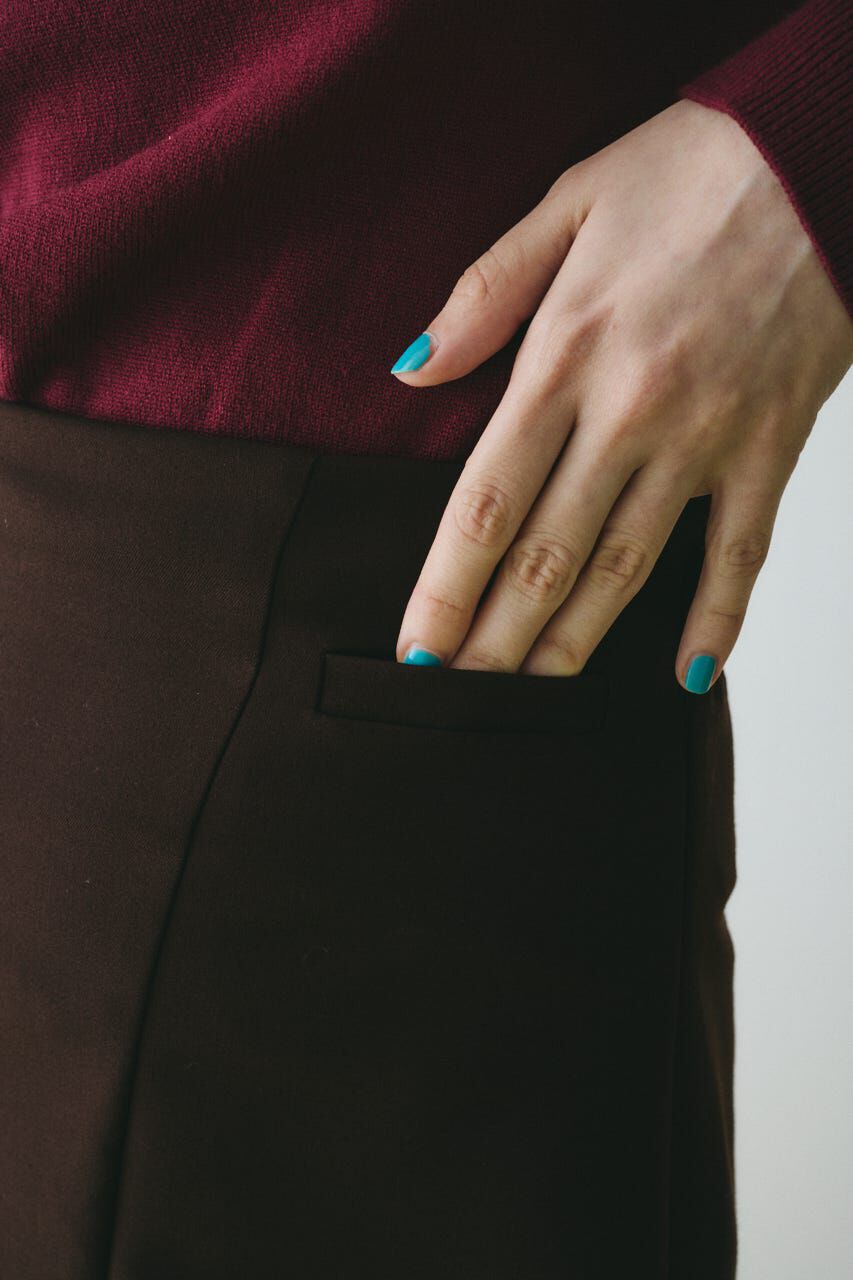 HeRIN.CYE「Long slit skirt」|スカート|