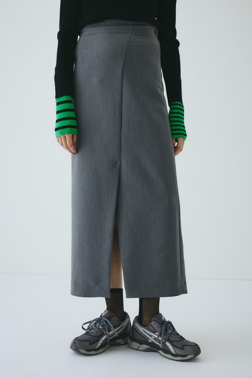 HeRIN.CYE「Long slit skirt」|スカート|GRY