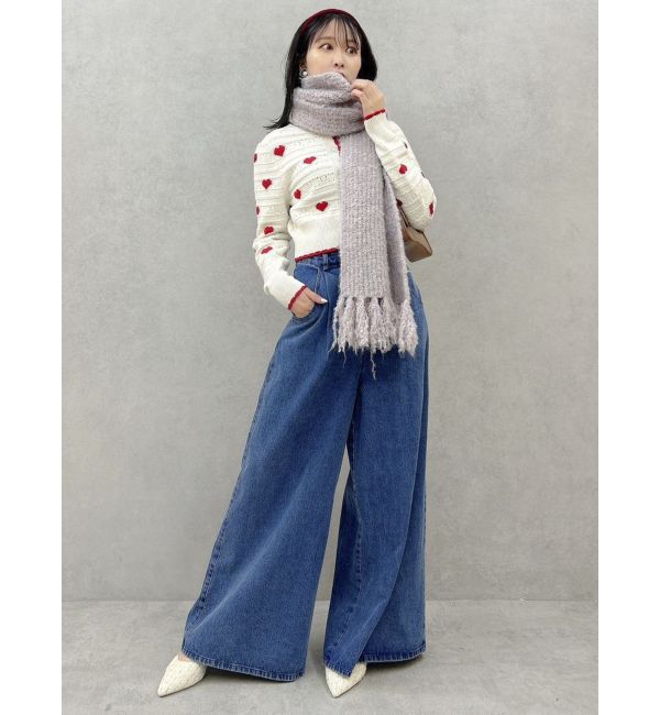 dazzlin「キャンディカラービッグマフラー」|マフラー|