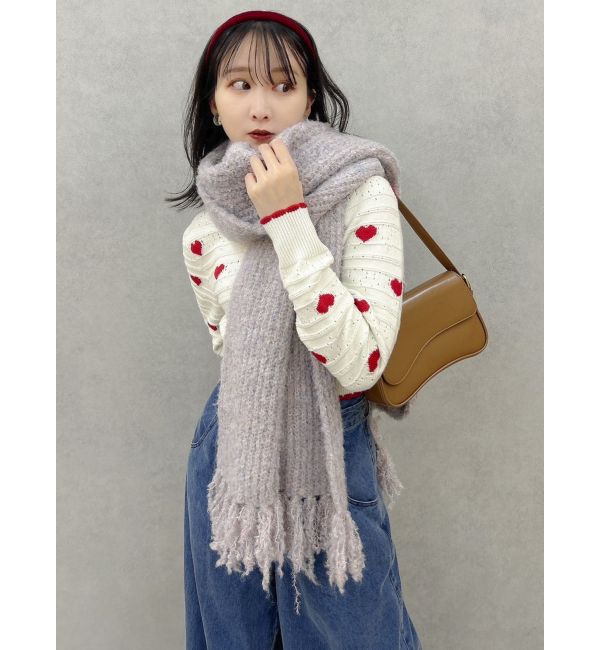 dazzlin「キャンディカラービッグマフラー」|マフラー|