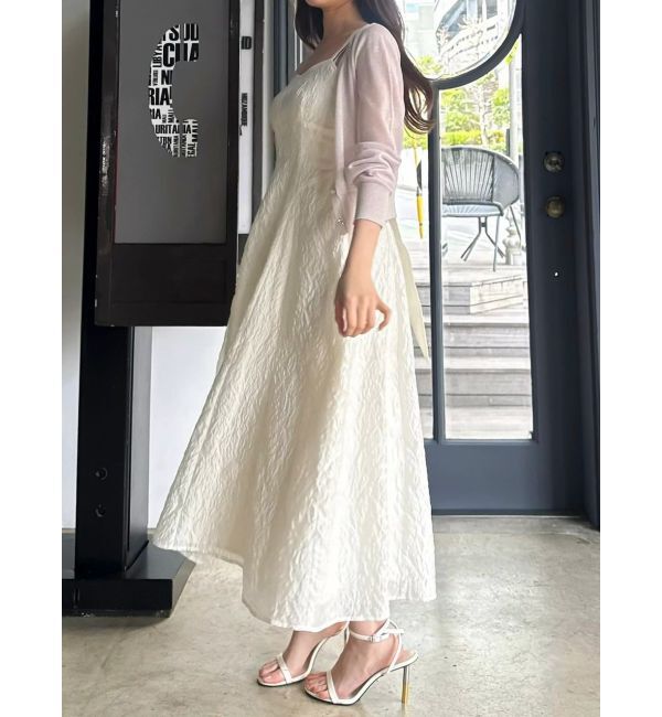 dazzlin「ラメシアーシンプルニットカーディガン」|カーディガン|