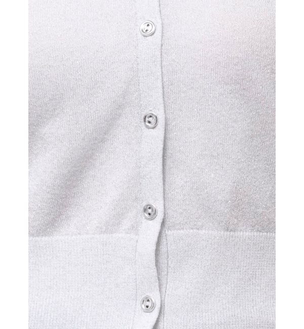 dazzlin「ラメシアーシンプルニットカーディガン」|カーディガン|