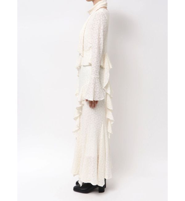 dazzlin「アシメフリルレースワンピース」|ワンピース|