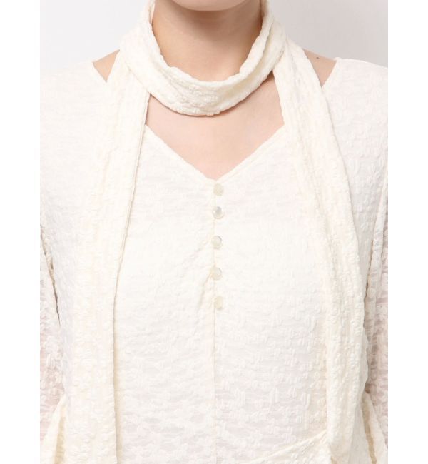 dazzlin「アシメフリルレースワンピース」|ワンピース|