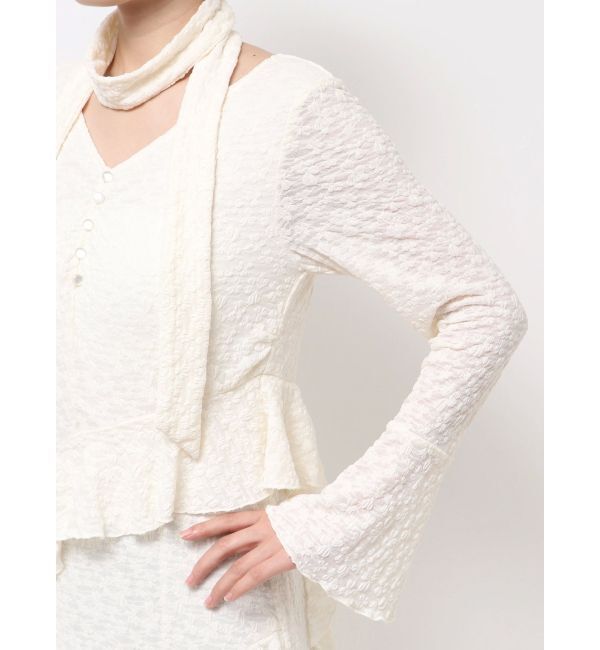 dazzlin「アシメフリルレースワンピース」|ワンピース|