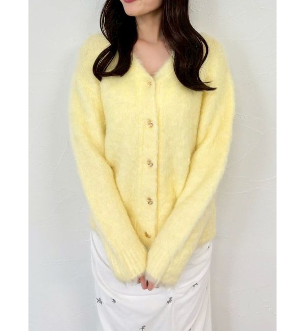 dazzlin「ルミナスカラーカーディガン」|カーディガン|イエロー