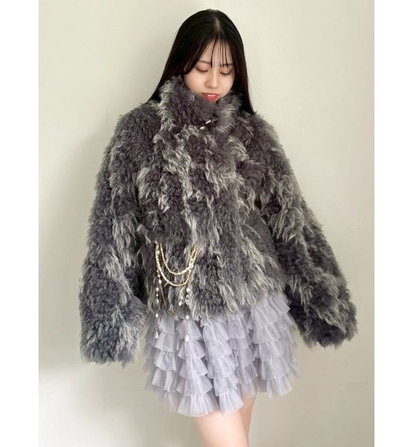 dazzlin「ボリュームフリルチュールミニスカート」|スカート|