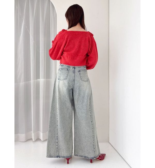 dazzlin「ミニシャギーラメニットカーデトップス」|カーディガン|