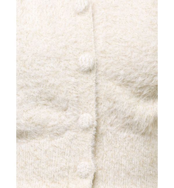 dazzlin「ミニシャギーラメニットカーデトップス」|カーディガン|