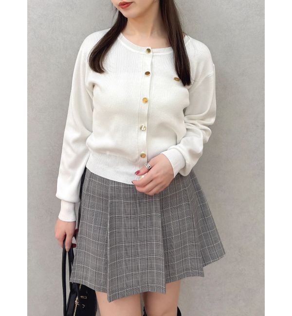 dazzlin「プレートシンプルカーディガン」|カーディガン|