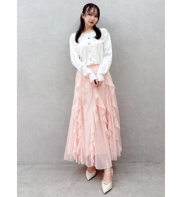 dazzlin「プレートシンプルカーディガン」|カーディガン|