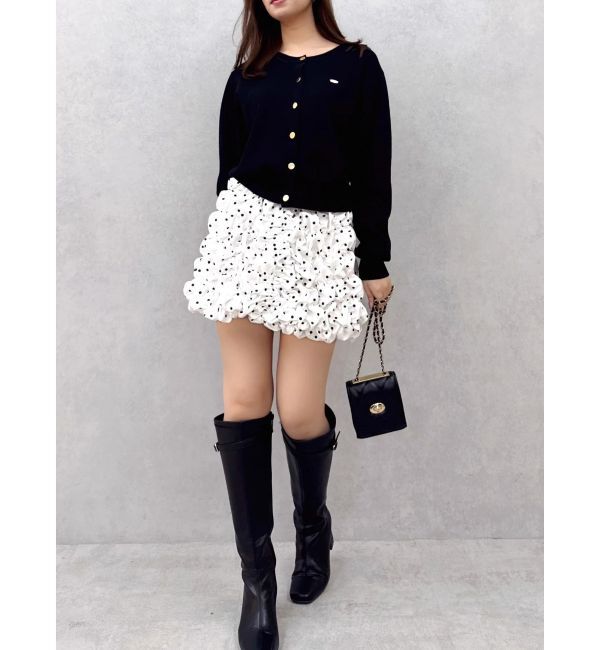 dazzlin「プレートシンプルカーディガン」|カーディガン|