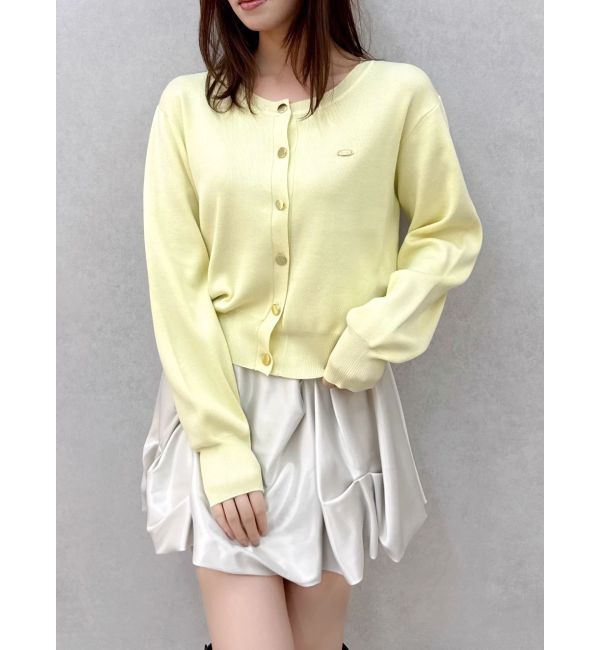 dazzlin「プレートシンプルカーディガン」|カーディガン|