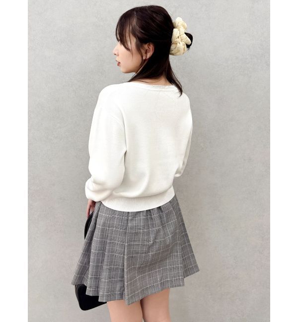 dazzlin「プレートシンプルカーディガン」|カーディガン|