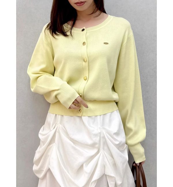 dazzlin「プレートシンプルカーディガン」|カーディガン|