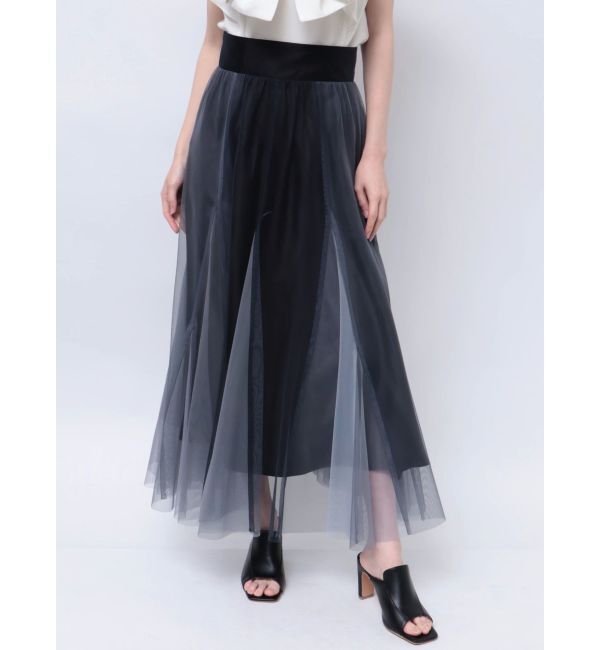 MERCURYDUO「グラデーションチュールボリュームスカート」|スカート|