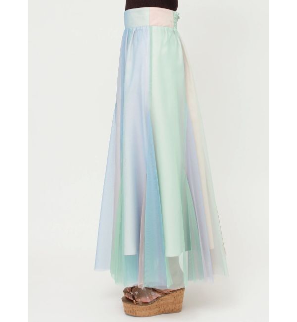 MERCURYDUO「グラデーションチュールボリュームスカート」|スカート|