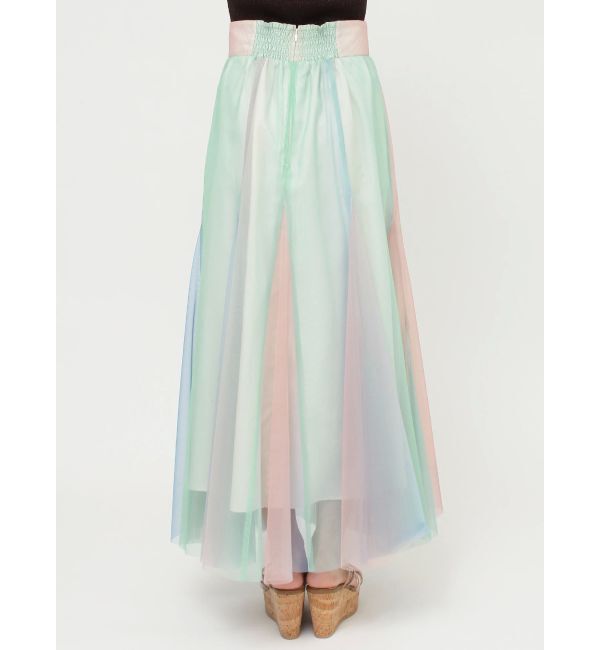 MERCURYDUO「グラデーションチュールボリュームスカート」|スカート|