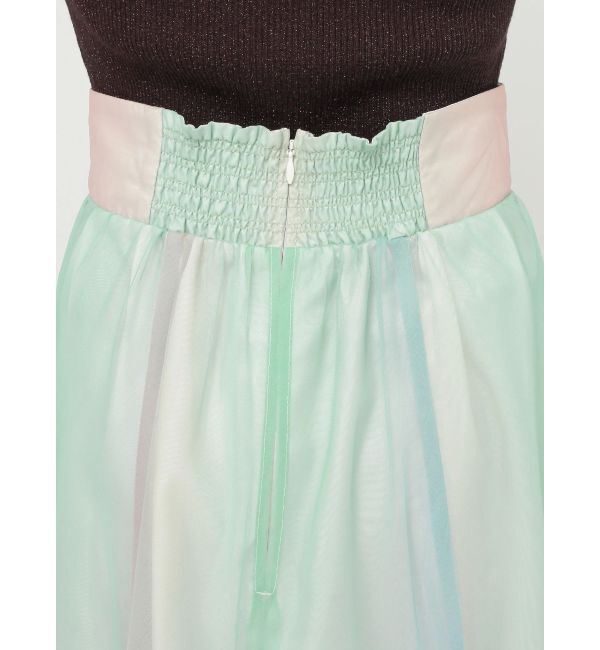 MERCURYDUO「グラデーションチュールボリュームスカート」|スカート|