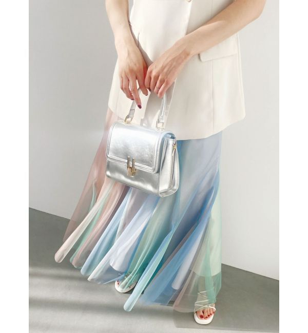 MERCURYDUO「グラデーションチュールボリュームスカート」|スカート|