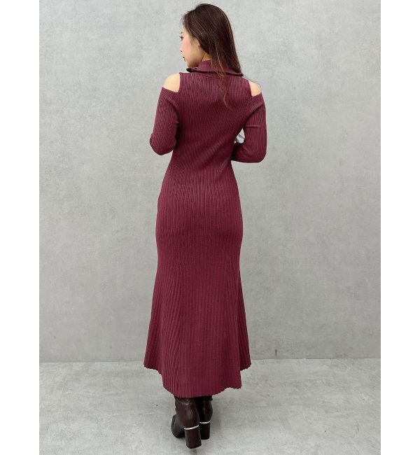 MERCURYDUO「ZIPマーメイドニットワンピース」|ワンピース|