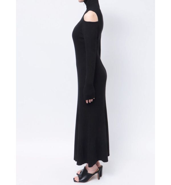 MERCURYDUO「ZIPマーメイドニットワンピース」|ワンピース|