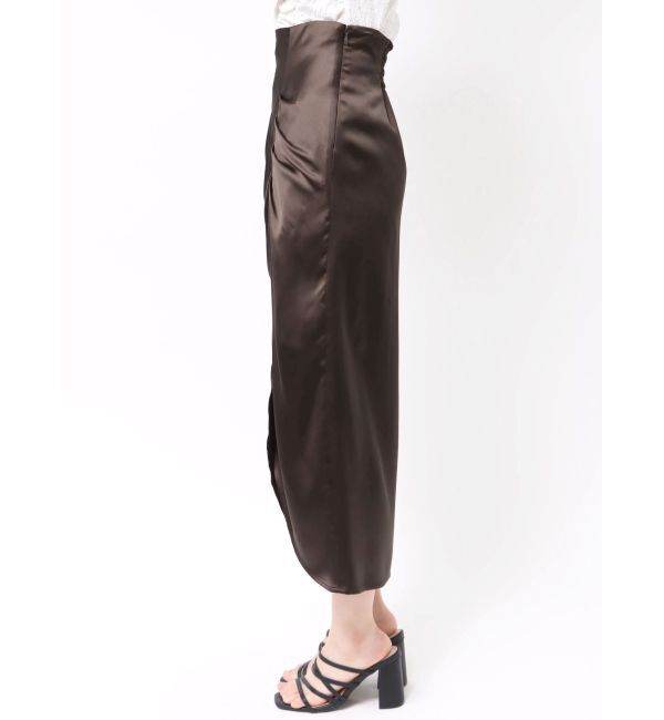 MERCURYDUO「【WEB限定カラーあり】アシメタックナロースカート」|スカート|