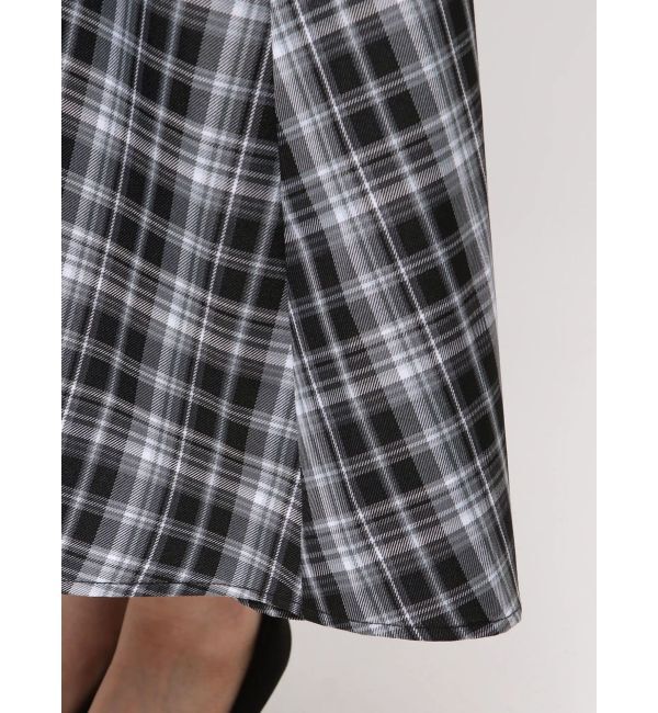 MERCURYDUO「フェイクレザービスチェドッキングキャミワンピース」|ワンピース|