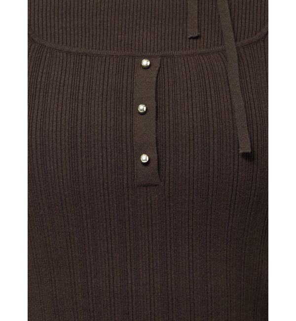 MERCURYDUO「マルチウェイリボンレイヤードライクニット」|ニット・セーター|