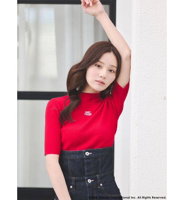 MERCURYDUO「【EMILY IN PARISコラボ】2WAYハイウエストワイドデニムパンツ」|その他|