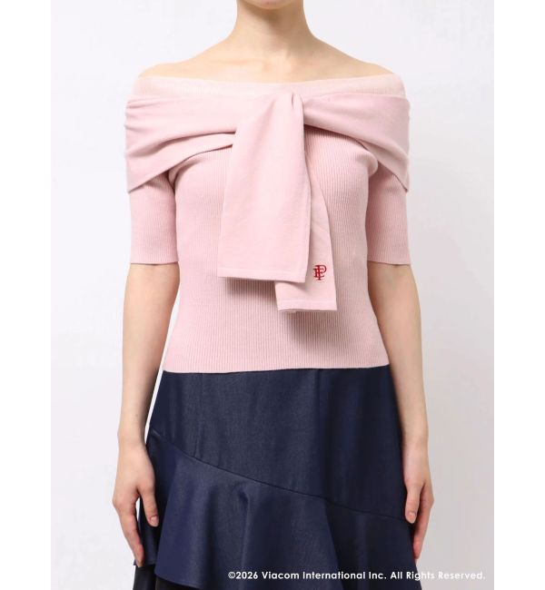 MERCURYDUO「【EMILY IN PARISコラボ】レイヤードライクツイストニット」|ニット・セーター|