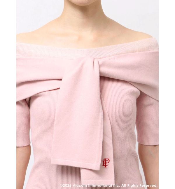 MERCURYDUO「【EMILY IN PARISコラボ】レイヤードライクツイストニット」|ニット・セーター|