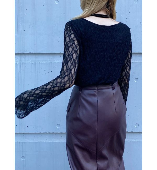 MURUA「カシュクールレーストップス」|Tシャツ・カットソー|