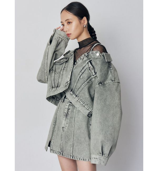 MURUA「2wayデニムジャケット【セット販売対象】」|デニムジャケット|