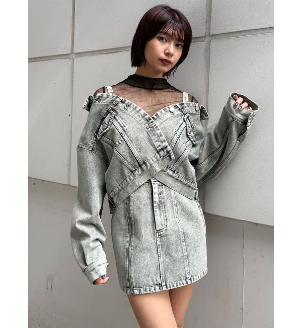 MURUA「2wayデニムジャケット【セット販売対象】」|デニムジャケット|