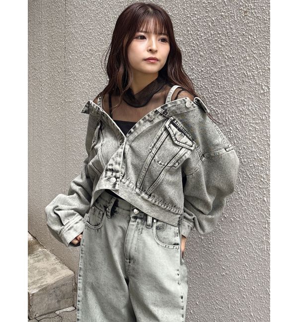 MURUA「2wayデニムジャケット【セット販売対象】」|デニムジャケット|