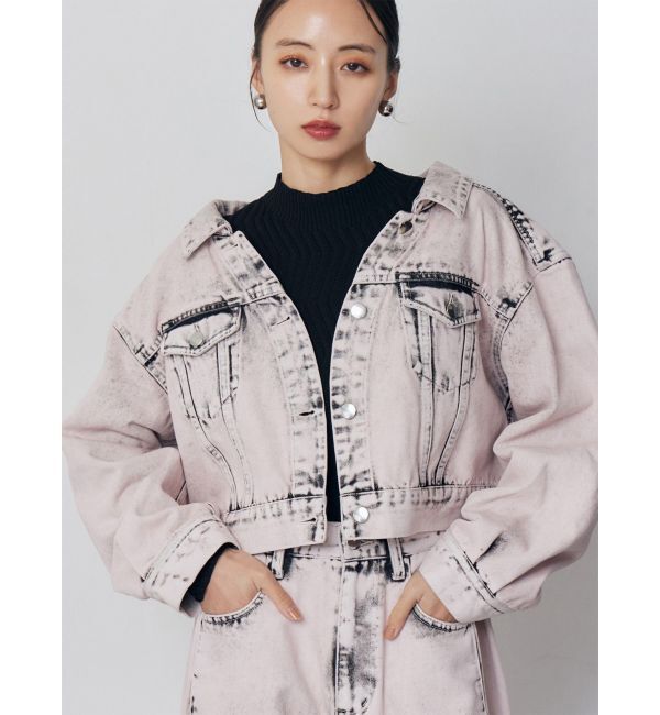 MURUA「2wayデニムジャケット【セット販売対象】」|デニムジャケット|ピンク