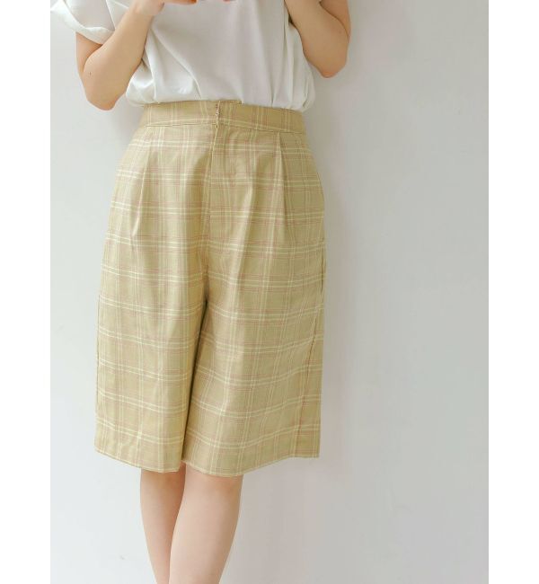 Ungrid「チェックハーフパンツ」|その他|