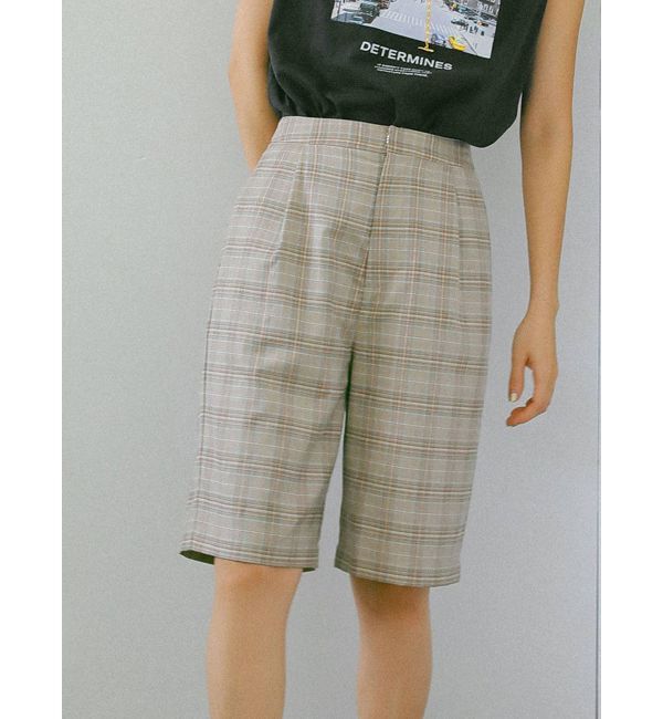 Ungrid「チェックハーフパンツ」|その他|