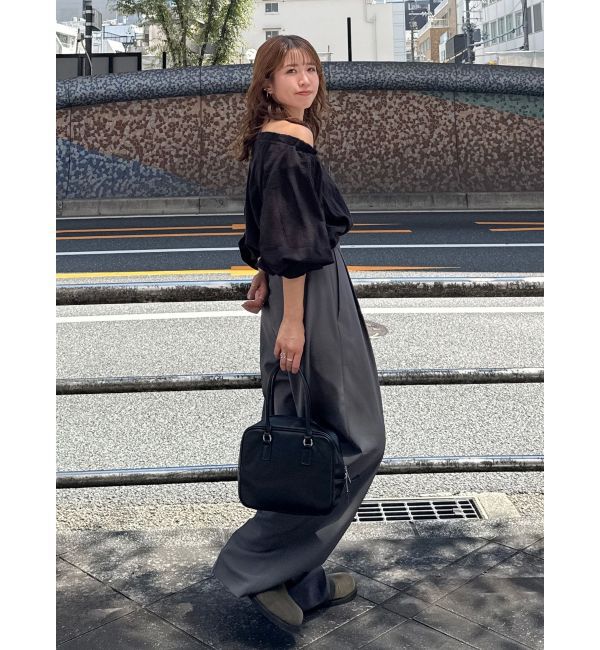 Ungrid「楊柳オフショルボリュームブラウス」|シャツ・ブラウス|