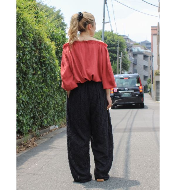 Ungrid「楊柳オフショルボリュームブラウス」|シャツ・ブラウス|