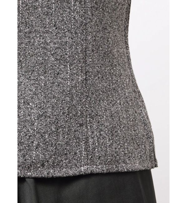 LAGUNAMOON「ツイードフリンジキャミソール」|キャミソール|