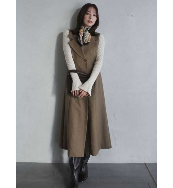 LAGUNAMOON「メタルボタンテーラードジャンパースカート」|ワンピース|