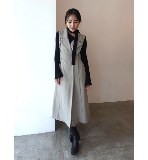 LAGUNAMOON「メタルボタンテーラードジャンパースカート」|ワンピース|