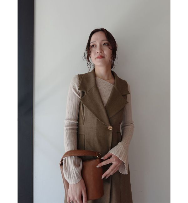 LAGUNAMOON「メタルボタンテーラードジャンパースカート」|ワンピース|