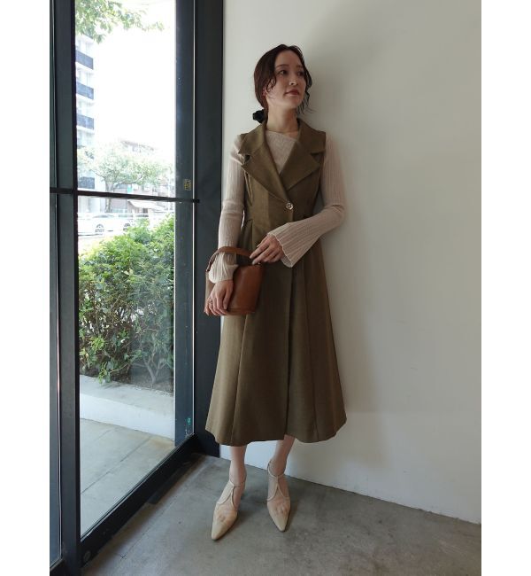 LAGUNAMOON「メタルボタンテーラードジャンパースカート」|ワンピース|