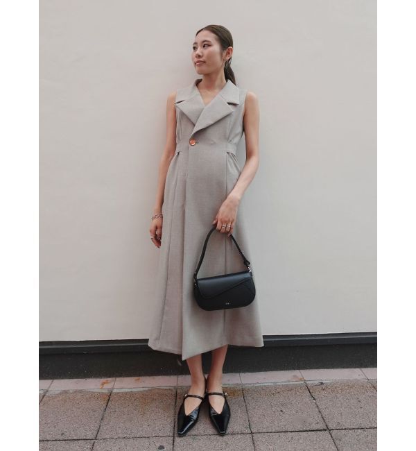 LAGUNAMOON「メタルボタンテーラードジャンパースカート」|ワンピース|