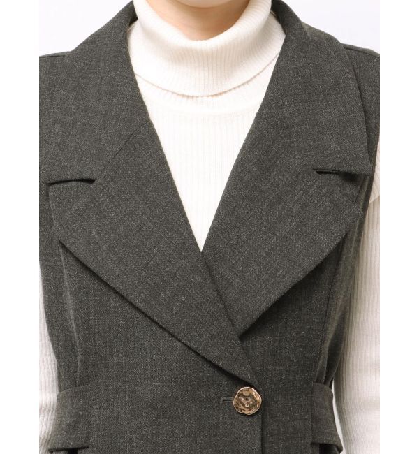 LAGUNAMOON「メタルボタンテーラードジャンパースカート」|ワンピース|