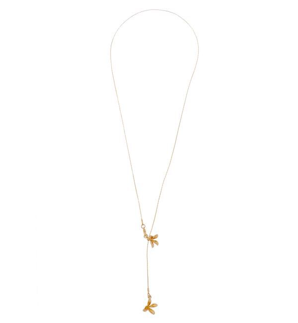 LAGUNAMOON「LADYフラワーチェーンドロストネックレス」|ネックレス|ゴールド