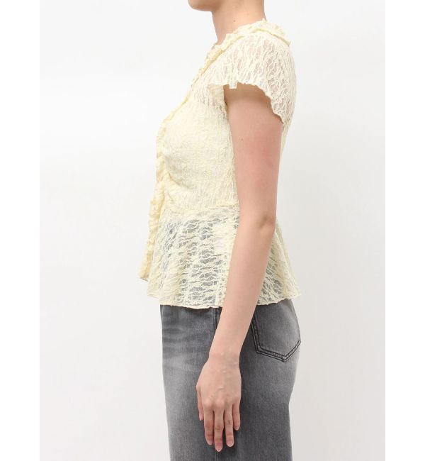 LAGUNAMOON「レースフリルペプラムトップス」|Tシャツ・カットソー|